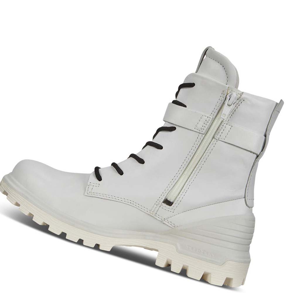 Ecco Tredtray Mid-cut Buckled Støvler Dame Hvite | NO 53SGL